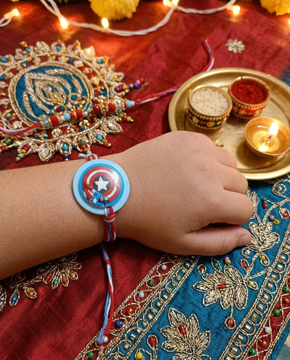Spinner Rakhi for Kids| Designer Rakhi with Ludo Game Board | Unique Raksha Bandhan Gift for Kids & Family